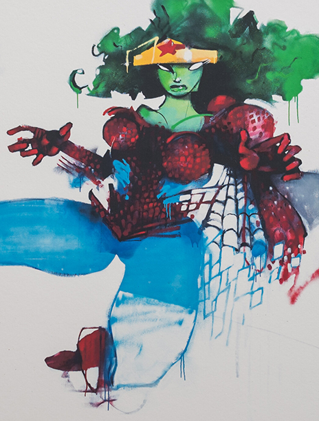 Buy original art by Anthony Lister with free secure shipping