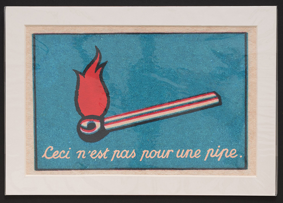 Ceci n'est pas une pipe matchbox by DRB - Dirty Rotten Bleeder