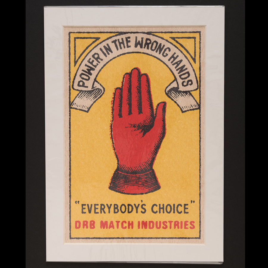 Power in the wrong hands matchbox by DRB - Dirty Rotten Bleeder