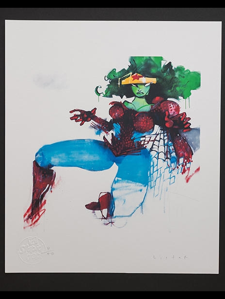 Woman In the Valley by Anthony Lister. Signed Limited edition print