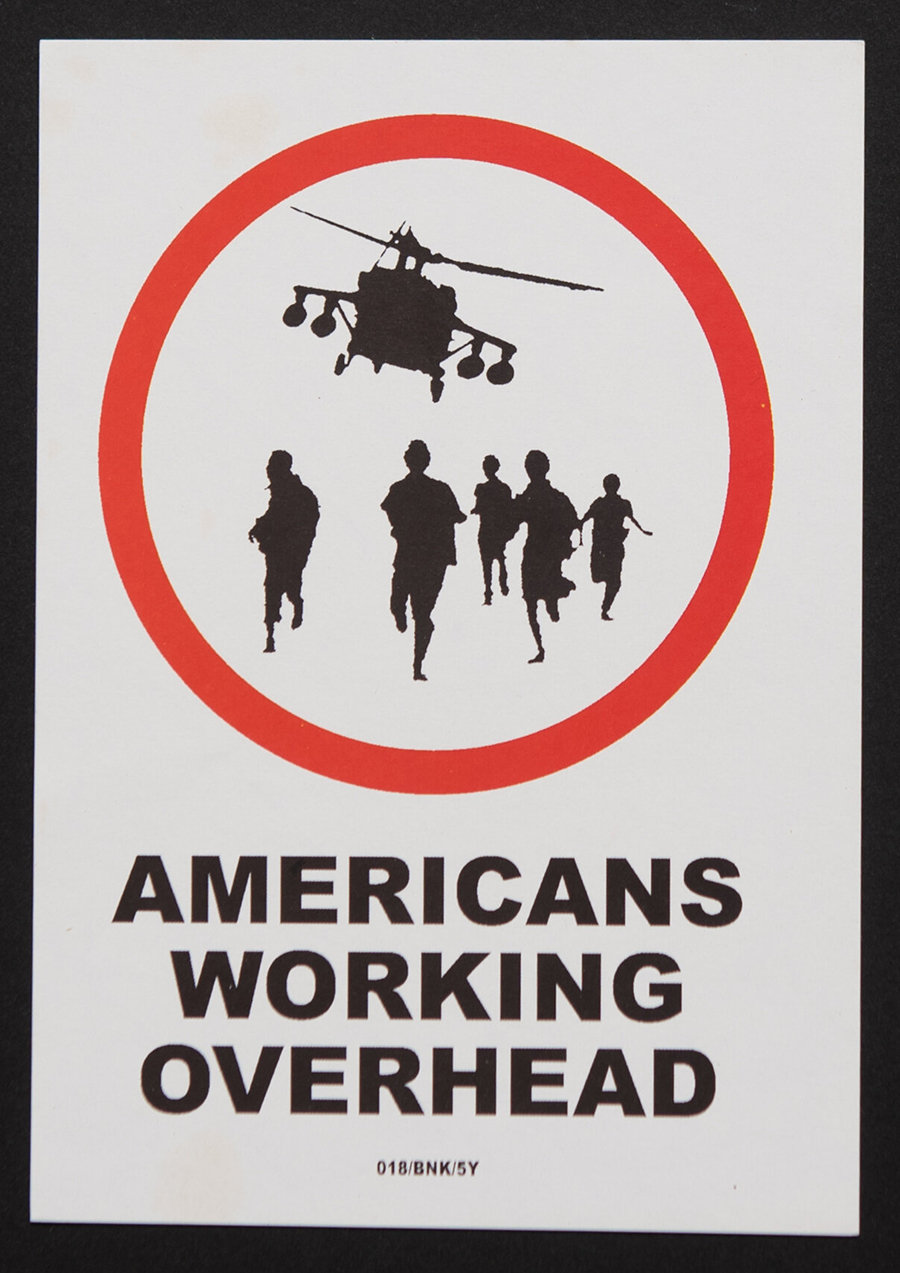 Official Americans Working Overhead Sticker
