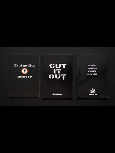 Full Set of 3 Original Small Banksy Books A6 size.