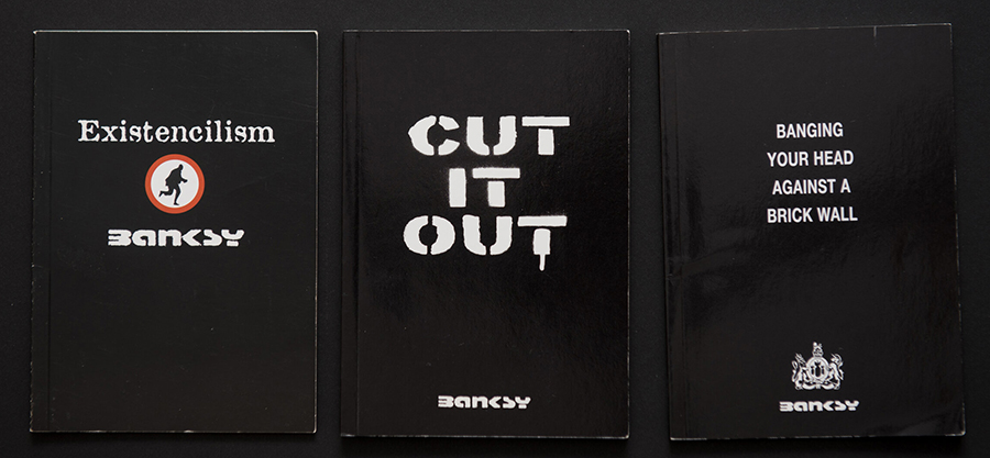 Full Set of 3 Original Small Banksy Books A6 size.