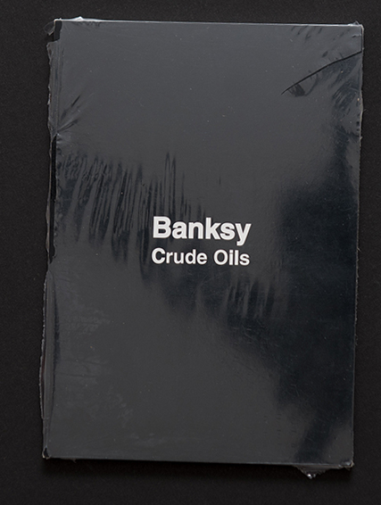 Crude Oils set of 10 postcards by Banksy Purchased At The Exhibition in 2005