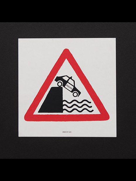 Buy Banksy Police Car Sticker 