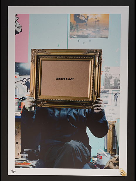 buy banksy photo portrait and banksy art