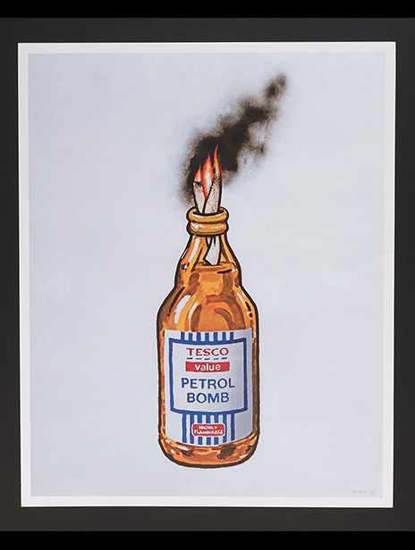Buy Banksy Tesco Value Petrol Bomb Poster
