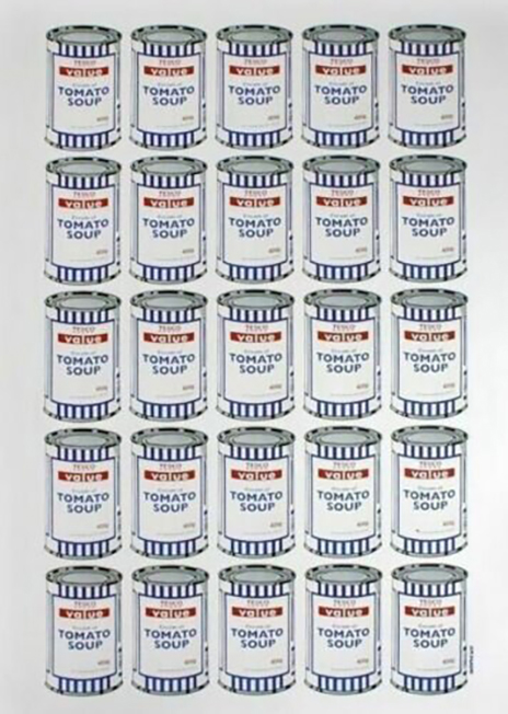 Buy Banksy Tesco Value Tomato Soup Cans 2006 Offset lithograph, signed in plate