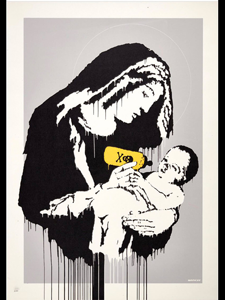 Buy Rare Banksy Toxic Mary Print Limited edition with Pest Control Certificate