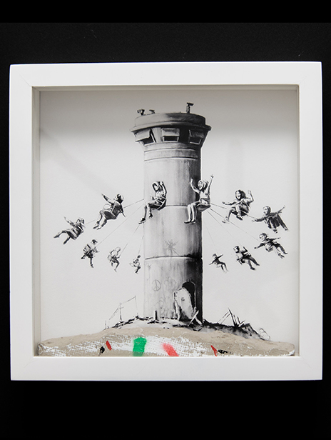 Banksy Walled Off Hotel box set bought in Palestine