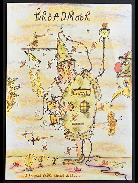 buy art by famous prisoner Charles Bronson - Salvador Crimbo special 2022