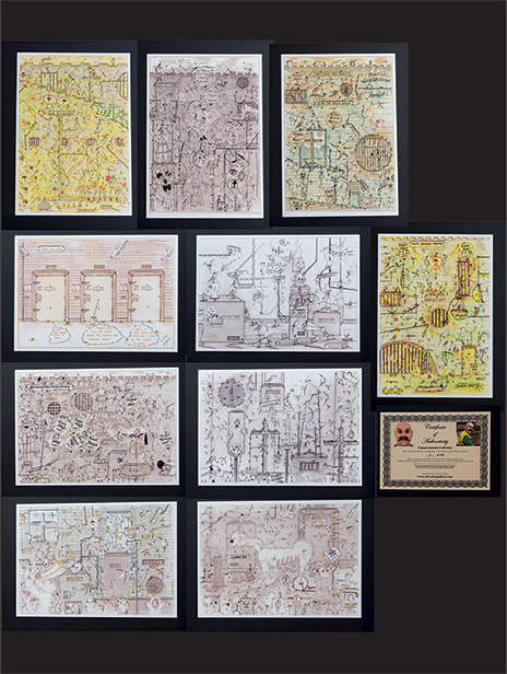 buy Charles Bronson - Famous Inmates Collection - 10 limited edition prints size a4