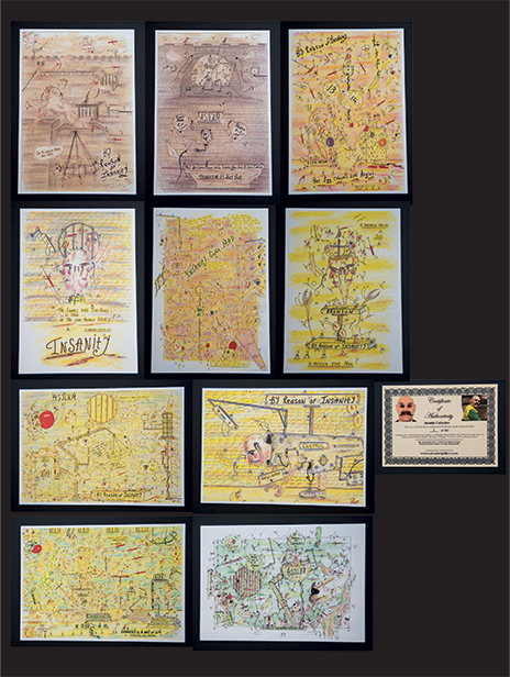 buy Charles Bronson - Insanity Collection - 10 limited edition prints size a4