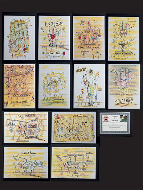 buy Charles Bronson - The Lockdown Collection - limited edition set of 12 prints size a4