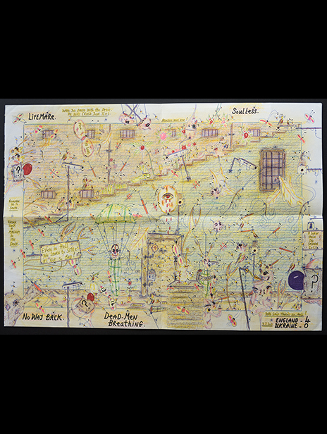 buy Charles Bronson - No Way Back - One off Artwork with certificate