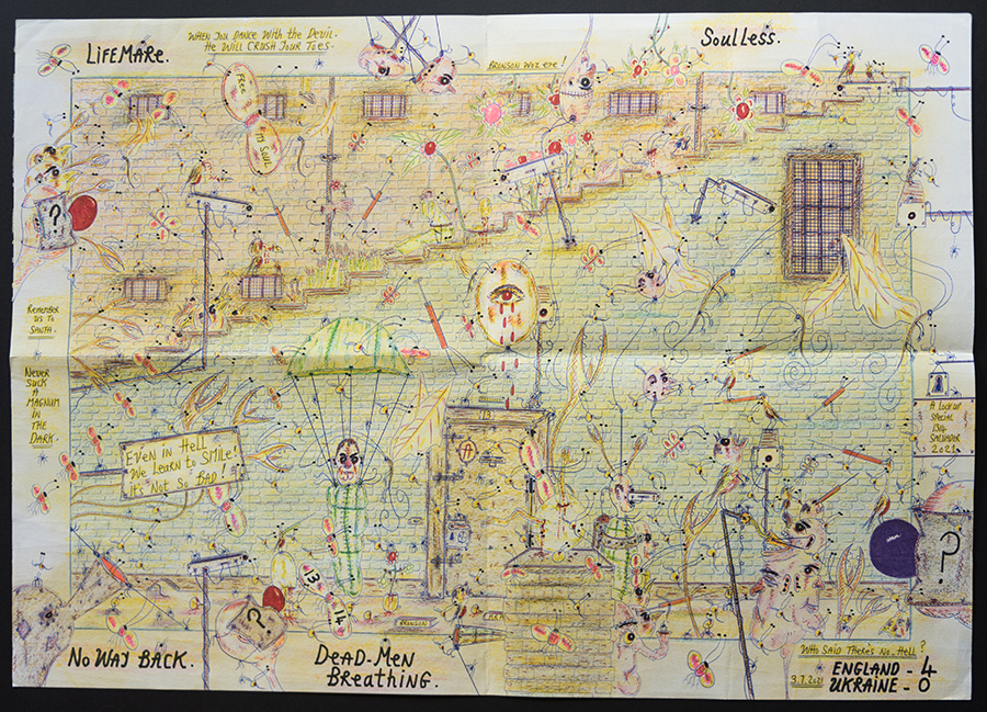 Charles Bronson - No Way Back - Unique Original Artwork - Extra Large Size