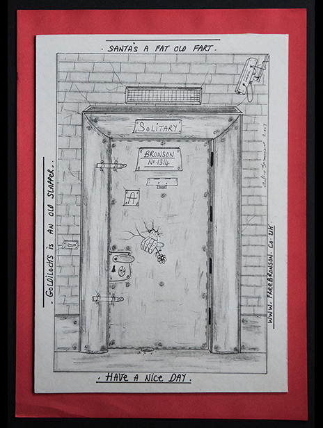 buy Charles Bronson - Santas a Fat Old Fart - Original Artwork