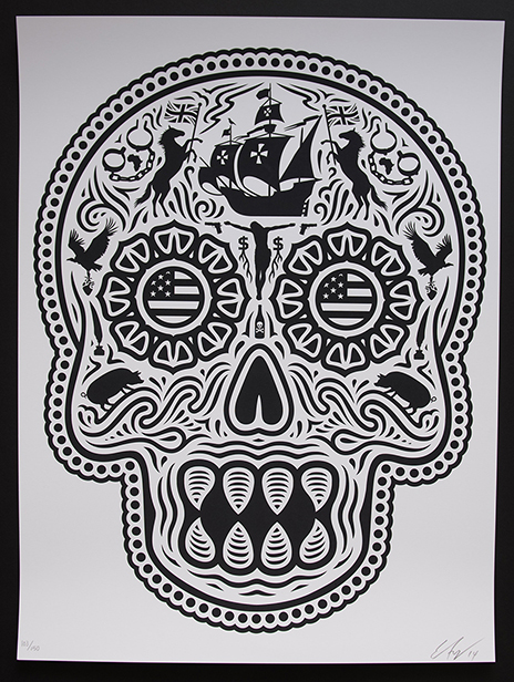 buy Ernesto Yerena Ganas Coloniam Deductam - White, signed, limited edition