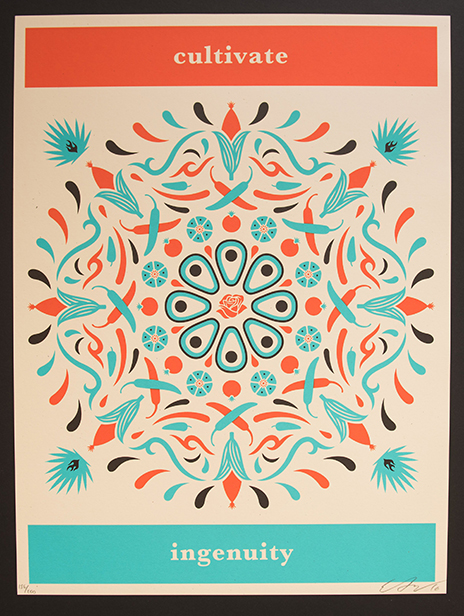 Ernesto Yerena - Cultivate Ingenuity - Signed limited edition art print