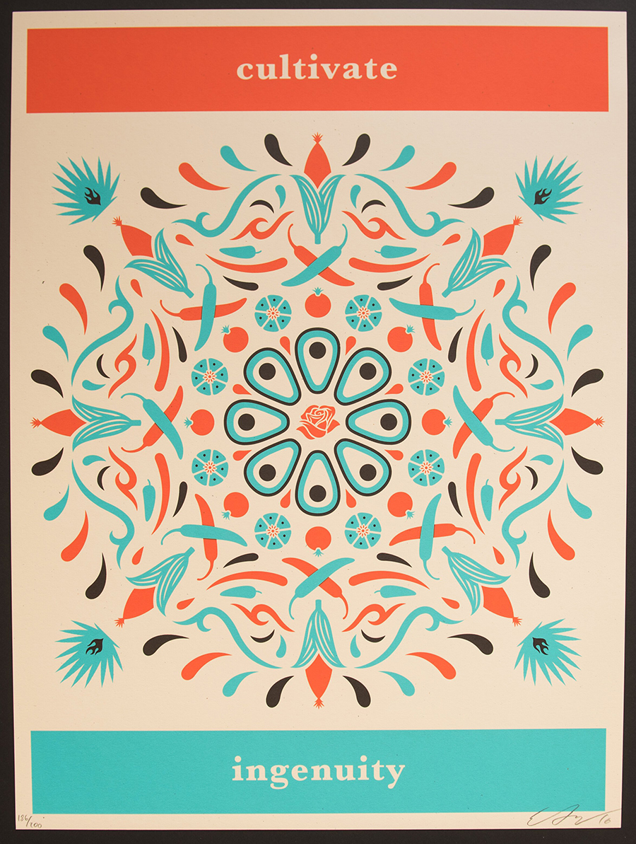 Ernesto Yerena Montejano - Cultivate Ingenuity - Signed limited edition art print