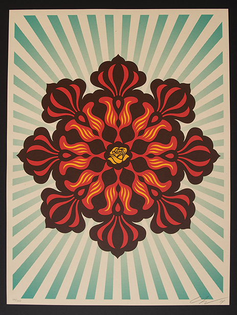 Ernesto Yerena Flowering Dignity Signed limited edition print 2019