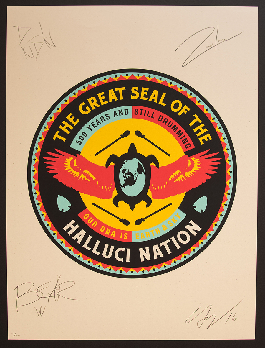 Ernesto Yerena - The Great Seal of the Halluci Nation - Album Cover Artwork