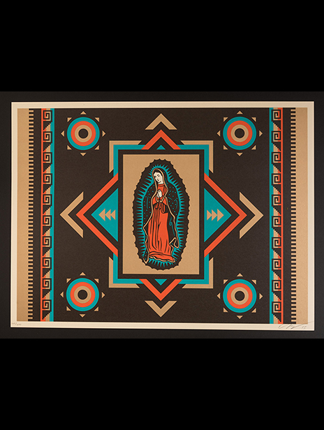 Ernesto Yerena Ganas - Virgen De Las Estrellas Signed Limited Edition Screen Print