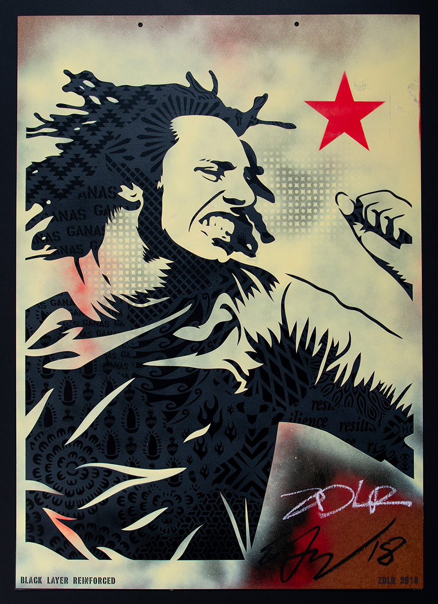 Ernesto Yerena of Zack De La Rocha - ZDLR - Unique artwork