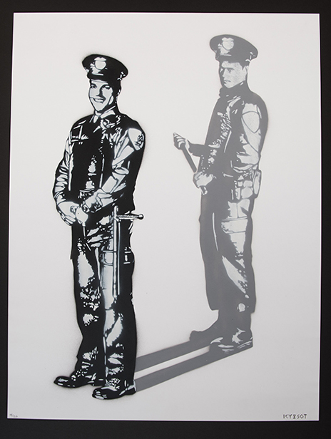 Icy and Sot - Fake Smile hand painted multiple signed