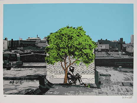 buy Icy and Sot - Tree - signed limited edition print at artists republica shop