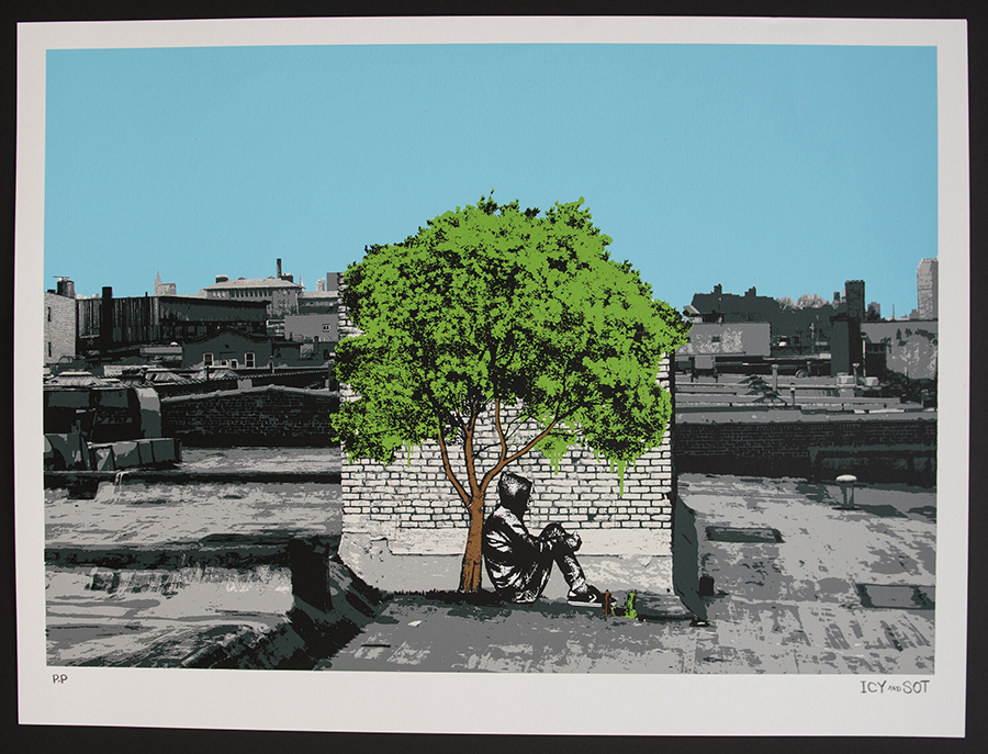 Icy And Sot - Tree - Signed Screen Print