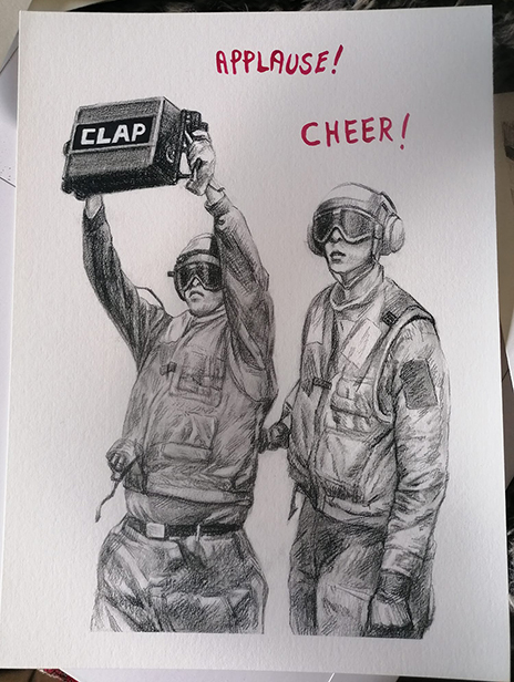 Mason Storm - APPLAUSE! - Signed Sketch Print