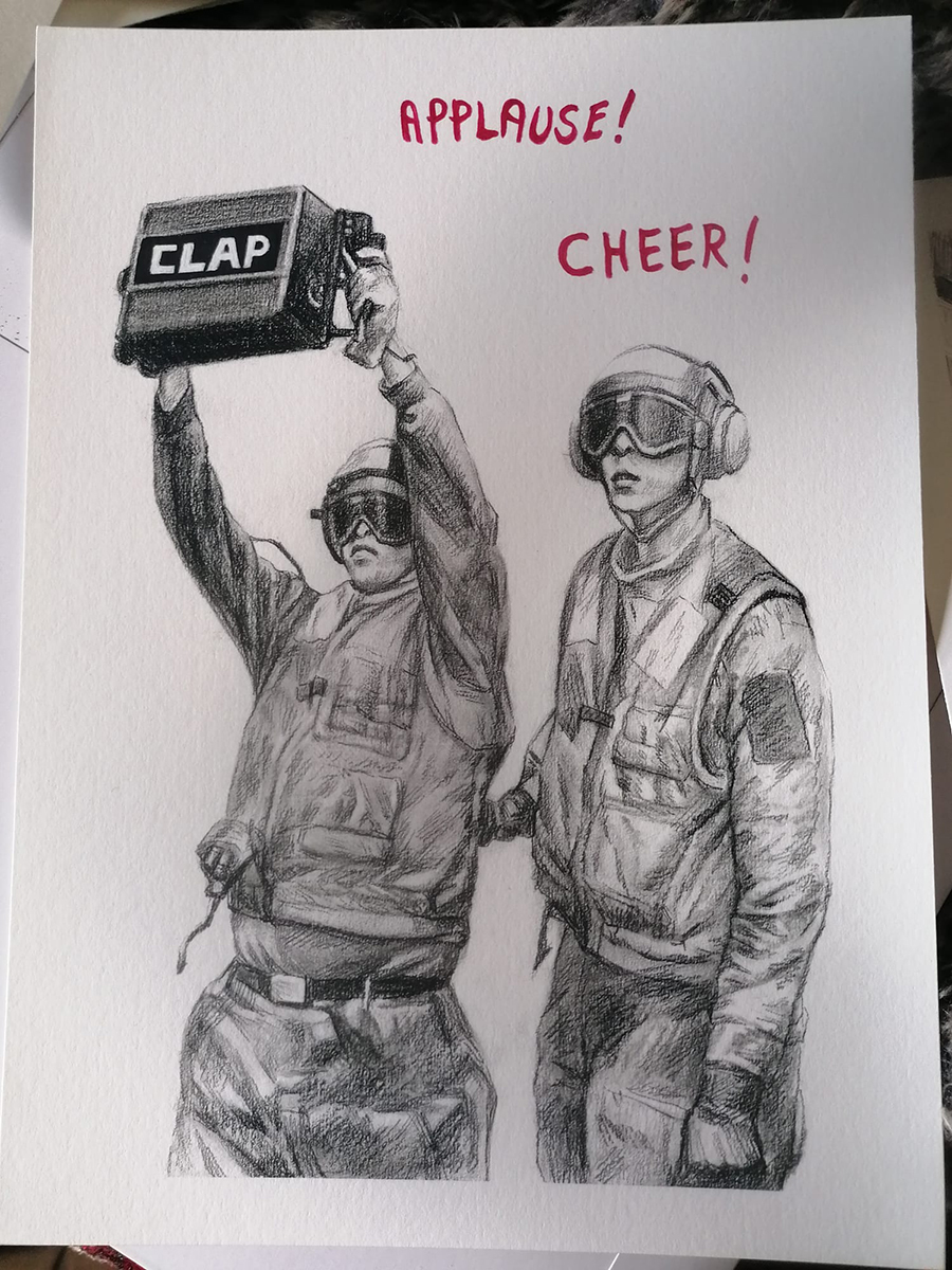 Mason Storm Applause! signed print