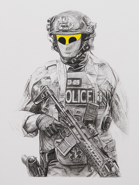 Mason Storm original art-Happy Copper