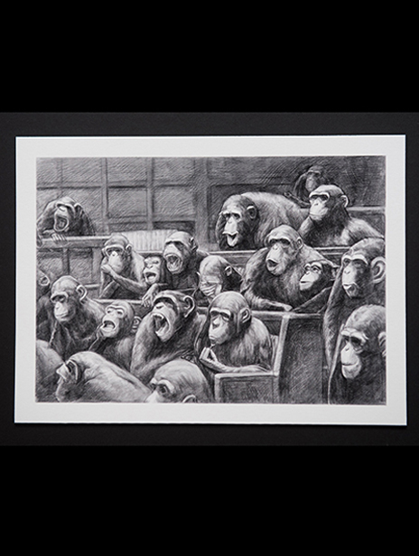 Mason Storm Monkey Parliament II signed print