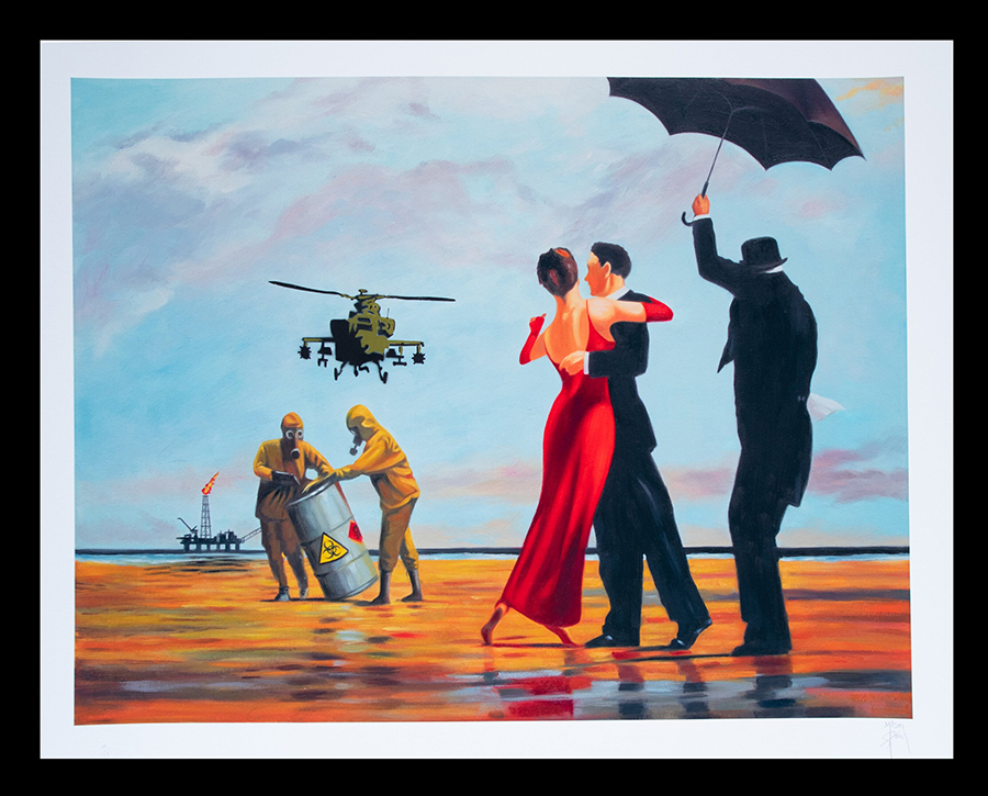 Mason Storm Toxic Beach Friendly Fire - hand finished signed limited edition print
