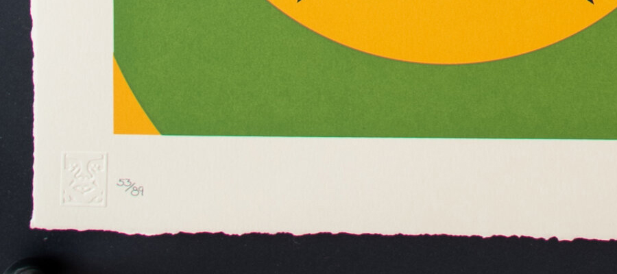 Obey-Shepard Fairey-Jesse Nubian limited edition print-embossed stamp