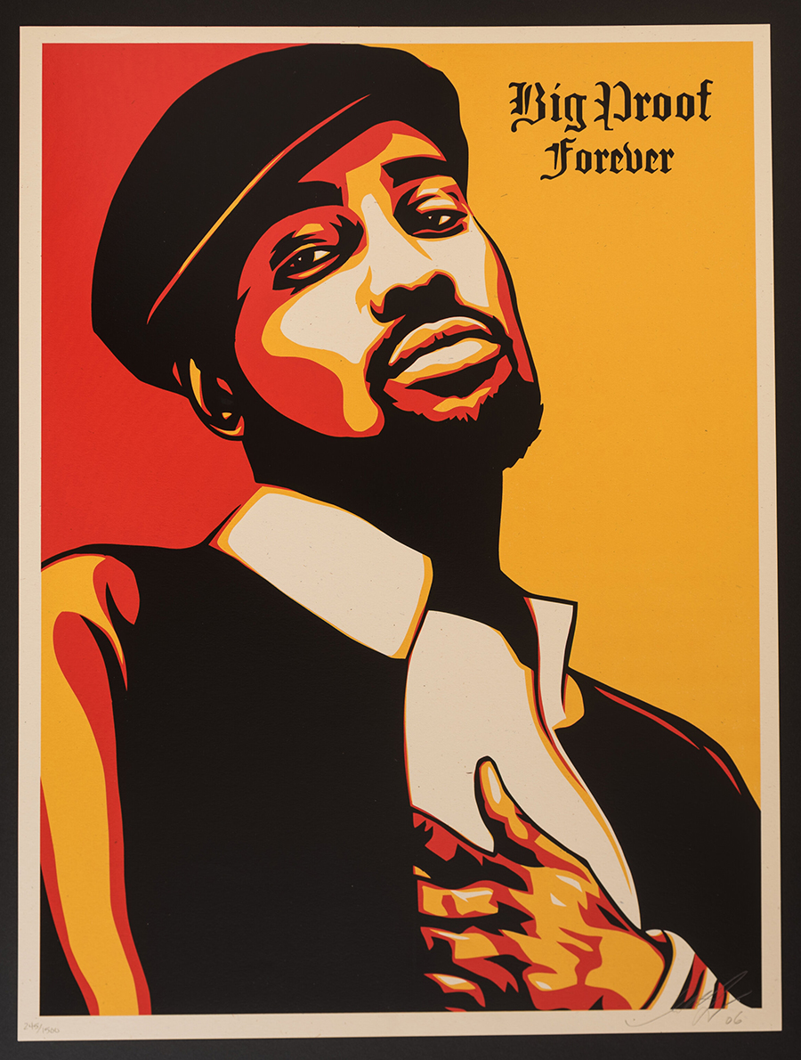 Shepard Fairey Obey - Big Proof Forever Signed Limited Edition Poster