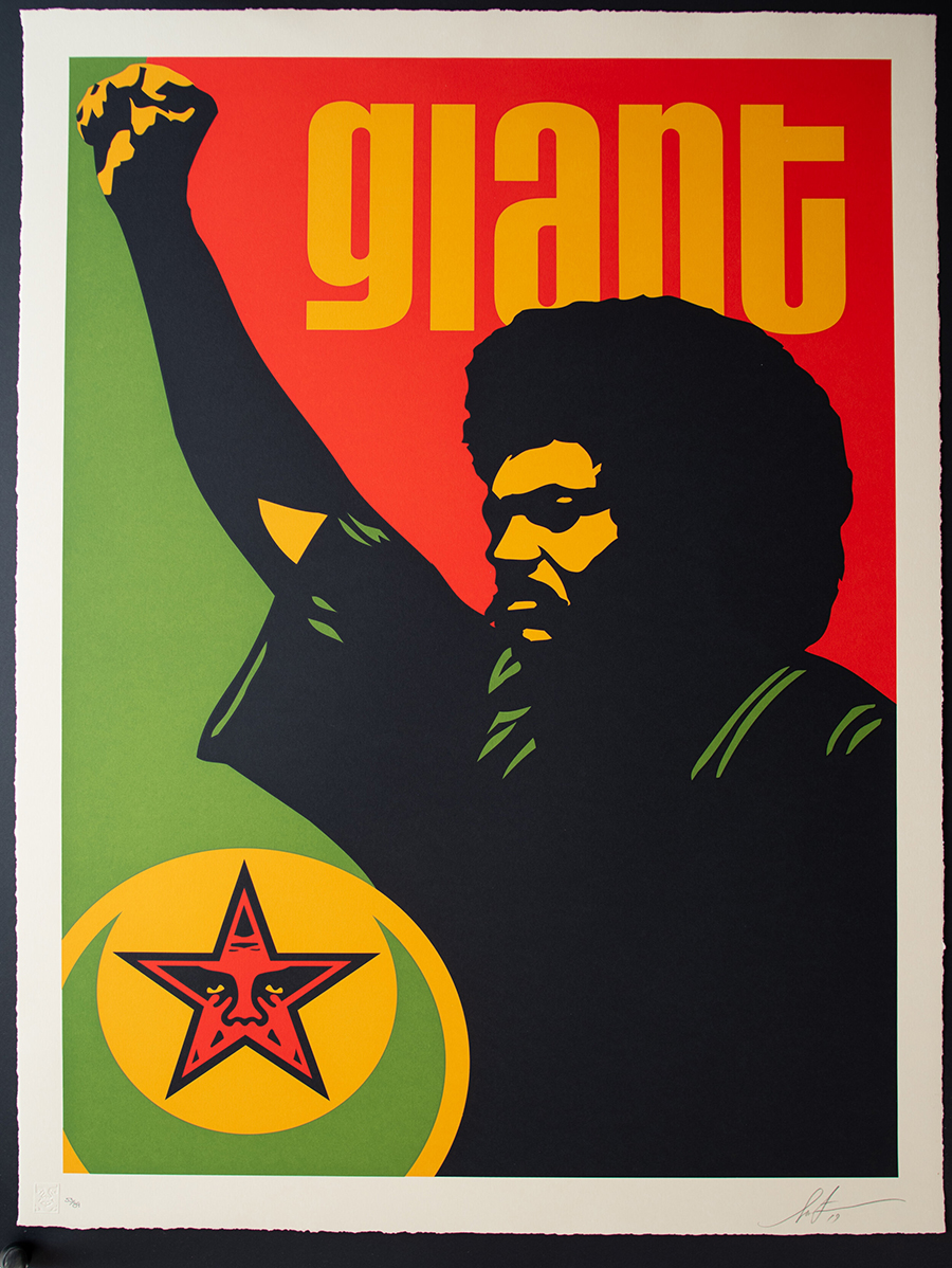 Obey-Jesse Nubian signed limited edition print