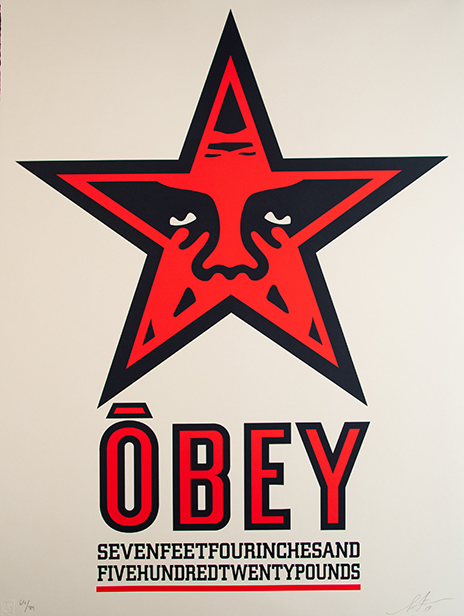 Buy Obey Shepard Fairey original signed art