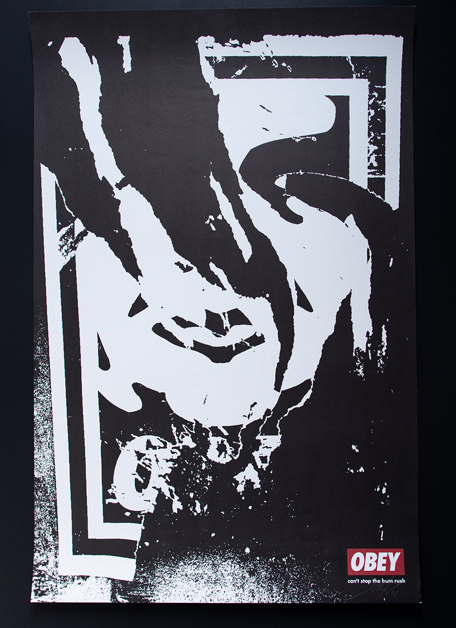 Shepard Fairey Obey Ripped Poster signed Art Print open Edition