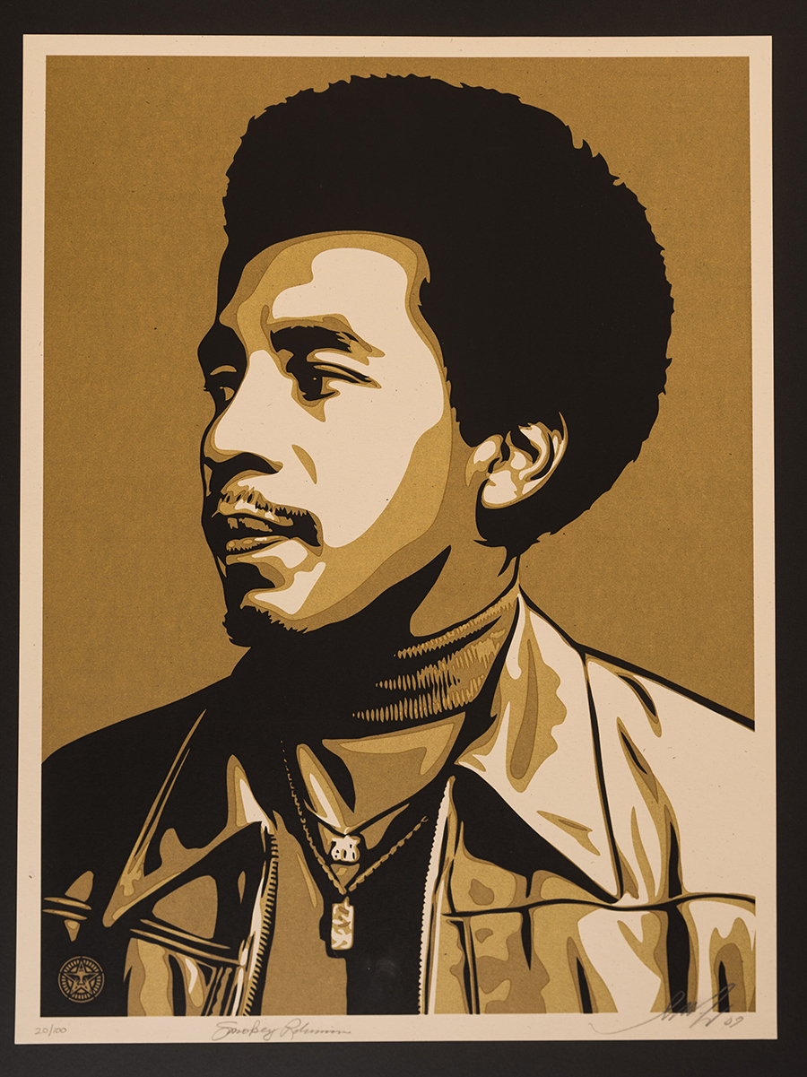 Signed and dated by the artist also signed by Smokey Robinson