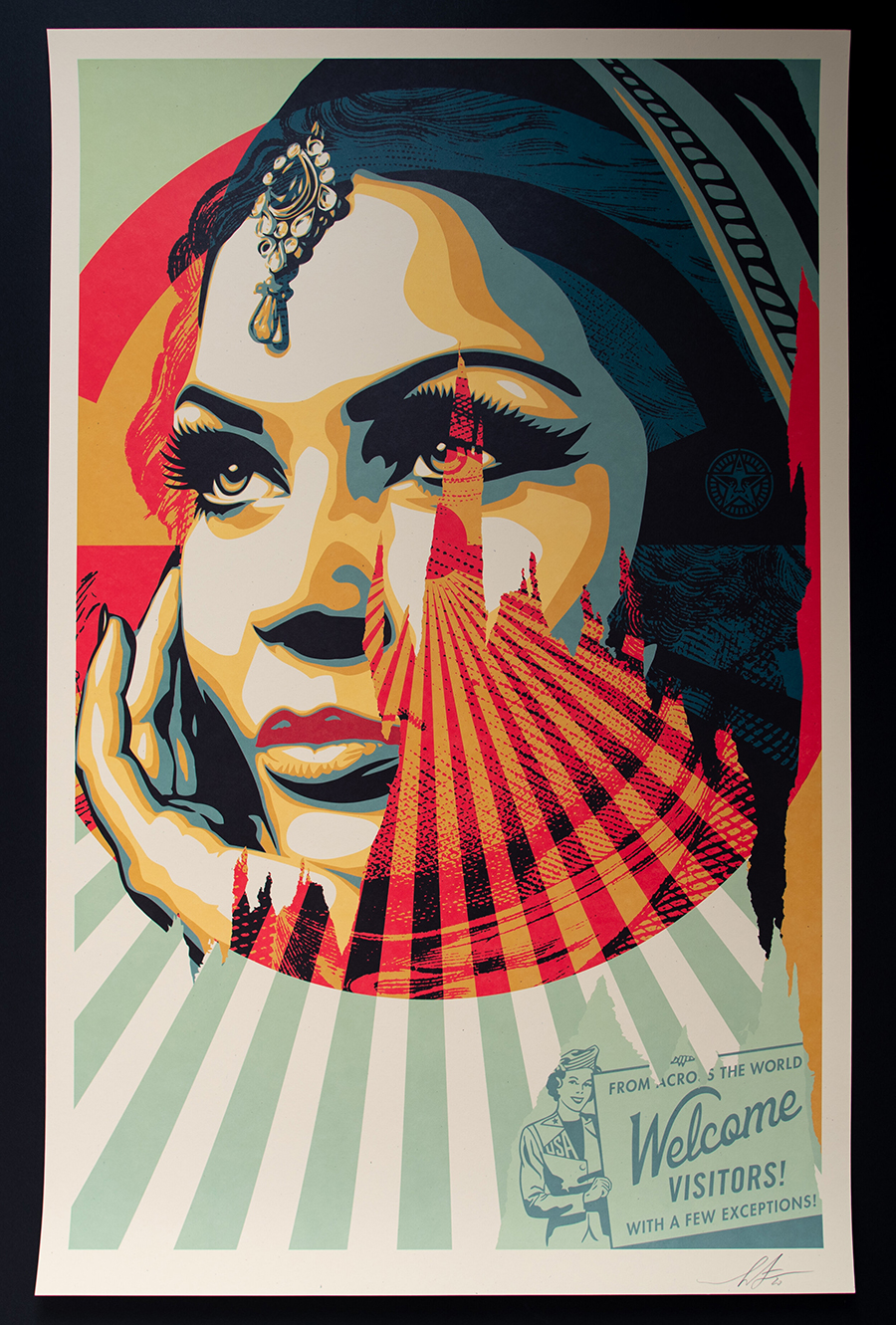 Obey Target Exceptions Offset Lithograph Signed by Shepard Fairey