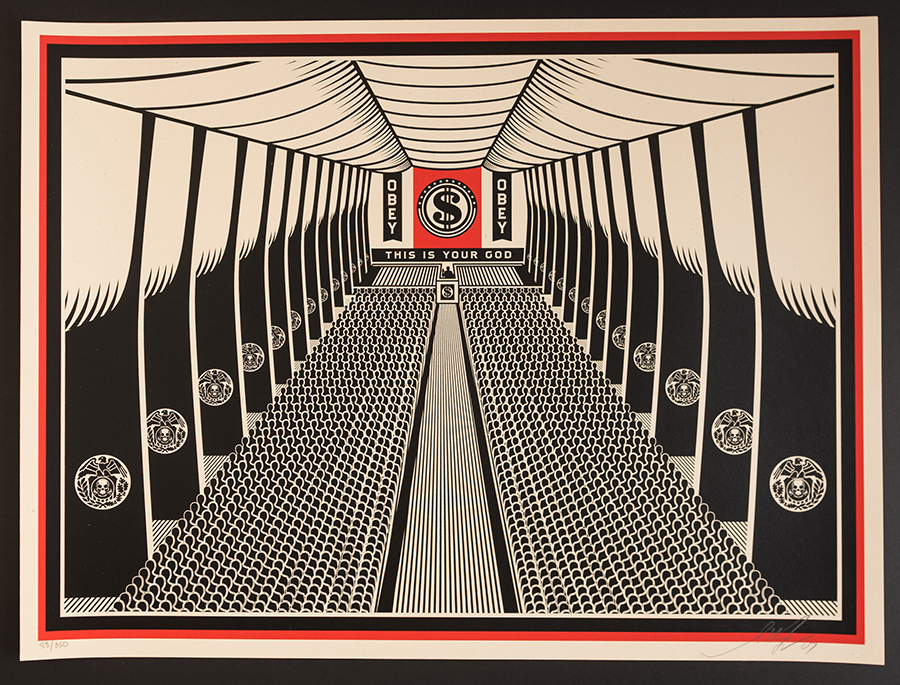 Shepard Fairey - Obey - This Is Your Church - Signed limited edition print