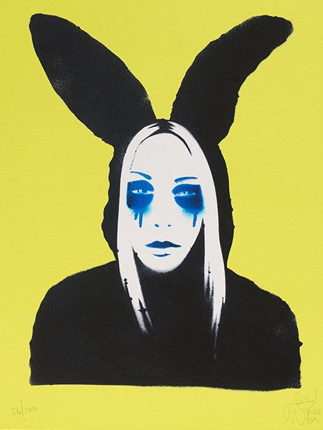 Buy Pure Evil Art - including Bunny Girl on Yellow signed limited edition Print