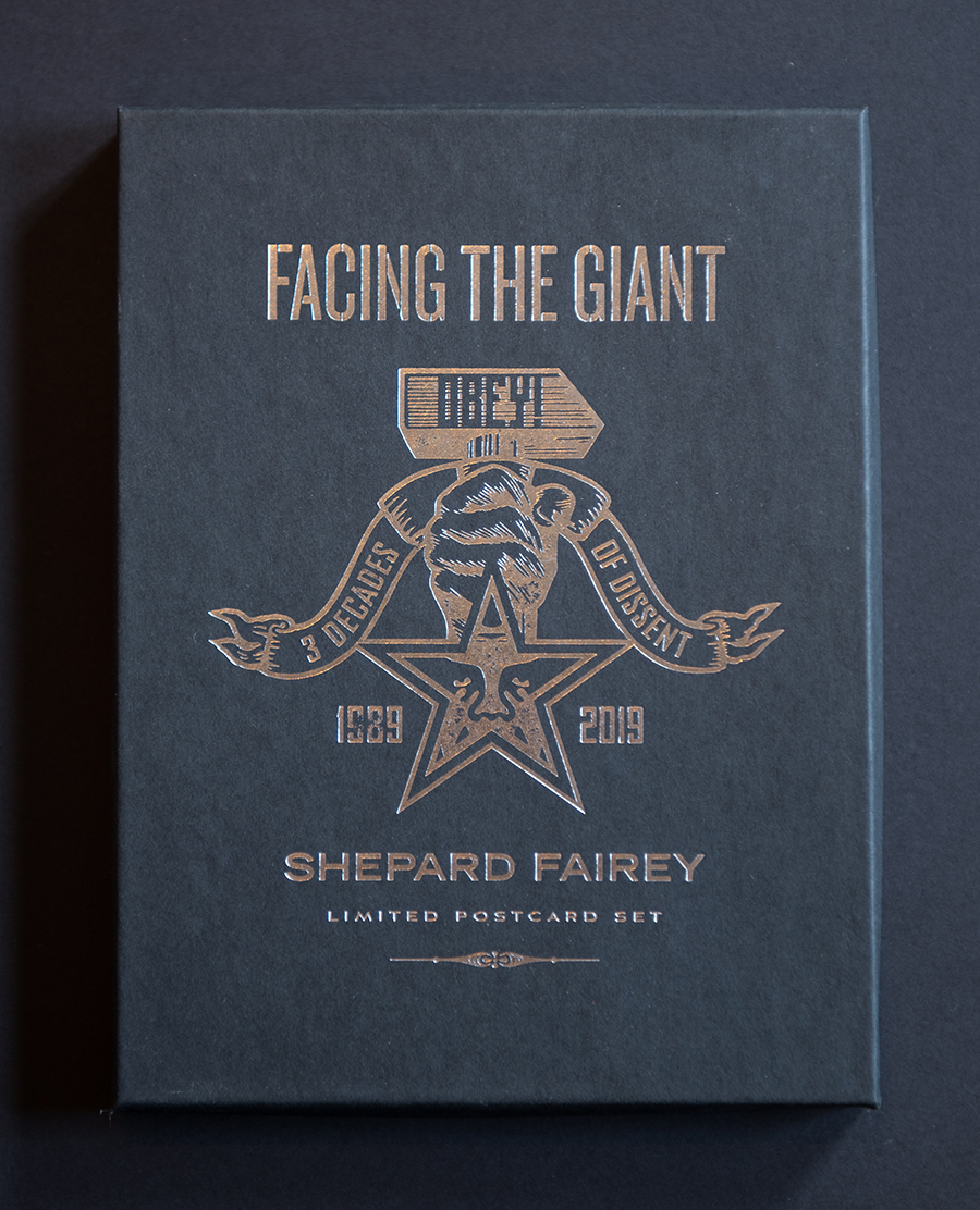 SHEPARD FAIREY - FACING THE GIANT POSTCARD BOX SET
