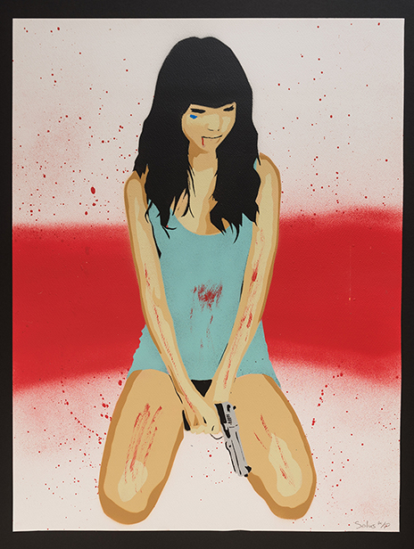 Solus - Girl With A Gun - Signed Artists Proof
